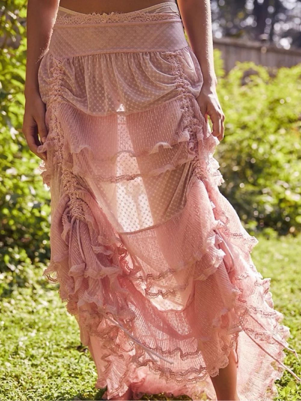 Free People Forever Young Maxi Skirt